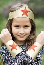 Great Pretenders Superhero Girl Headband & Arm Cuffs, 3pcs
