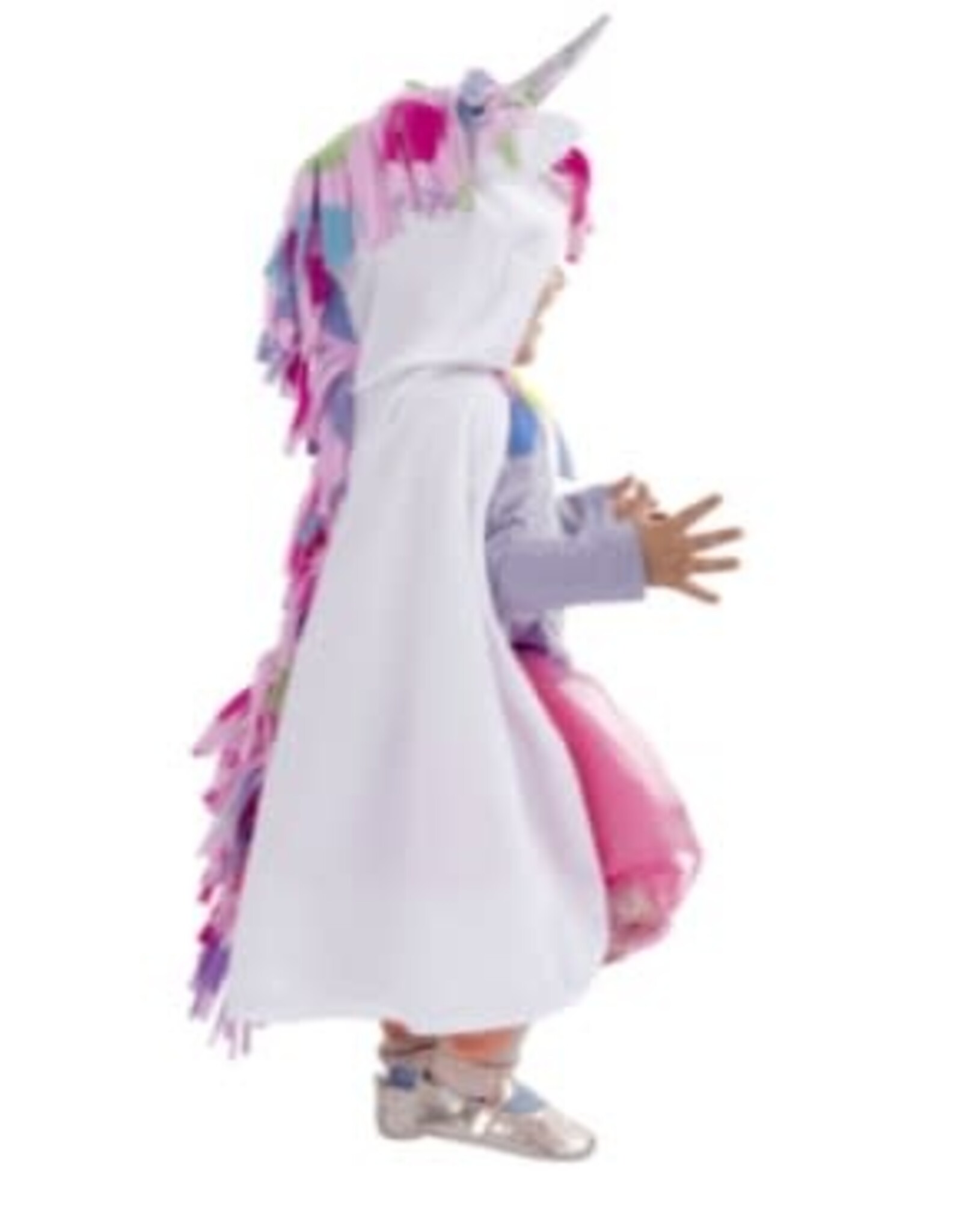 Great Pretenders Unicorn Toddler Cape, White,Size 2-3T