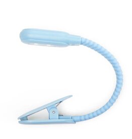 Kikkerland RECHARGEABLE CLIP BOOK LIGHT Blue