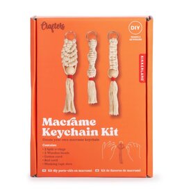 Kikkerland Crafters Macrame Keychain Kit