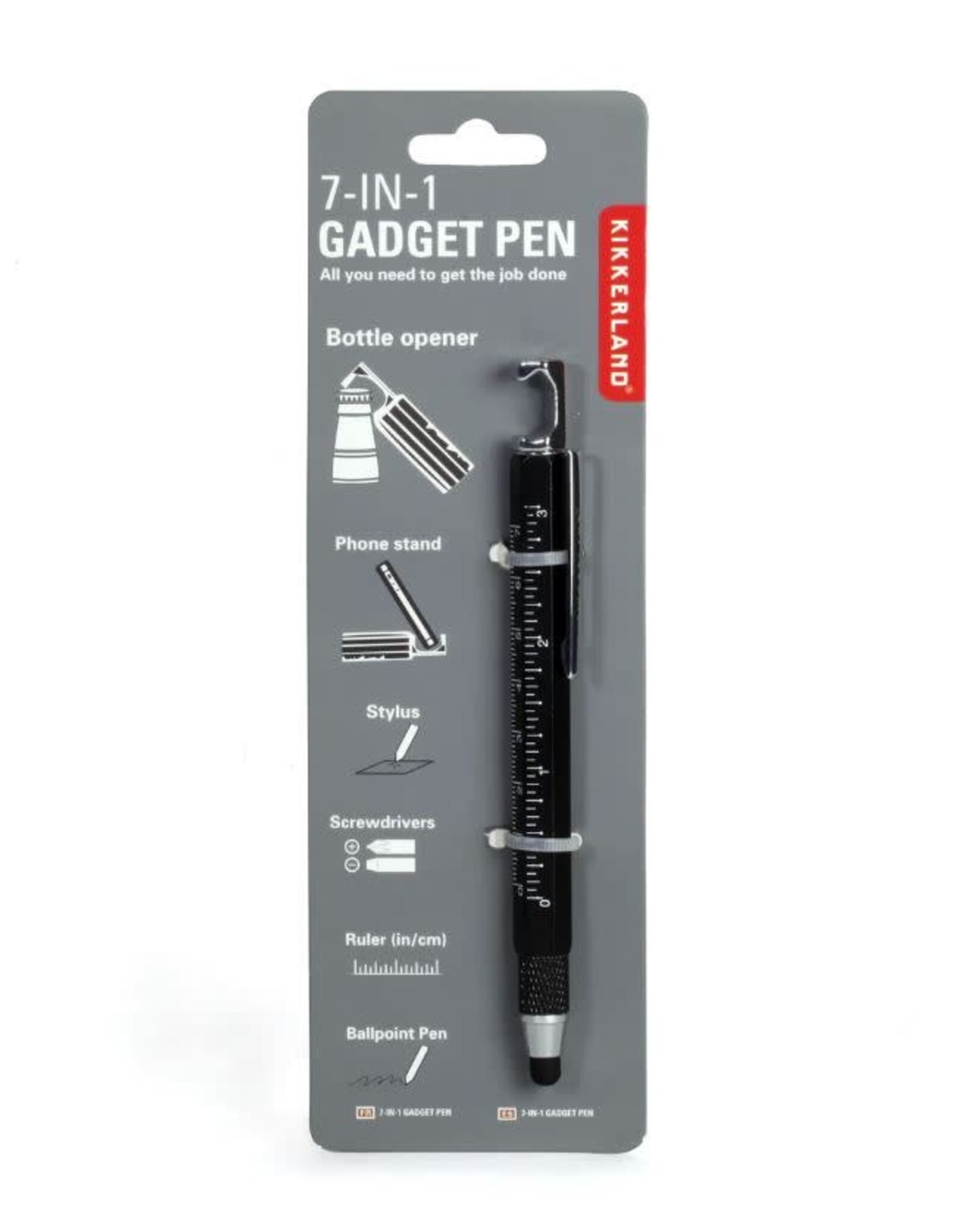 Kikkerland 7-in-1 Gadget Pen