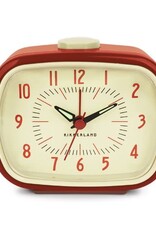 Kikkerland RETRO ALARM CLOCK RED