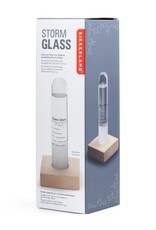 Kikkerland STORM GLASS With BEECHWOOD BASE