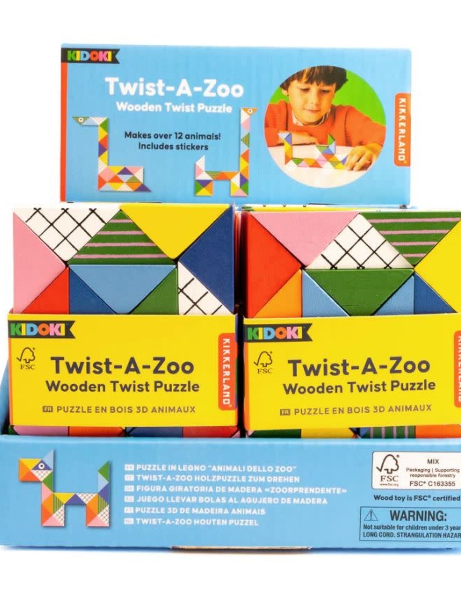 Kikkerland Kidoki Twist-A-Zoo