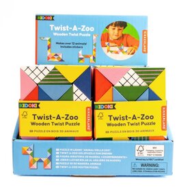 Kikkerland Kidoki Twist-A-Zoo