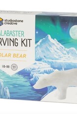 Studiostone Creative POLAR BEAR ALABASTER CARVING KIT Age 8+