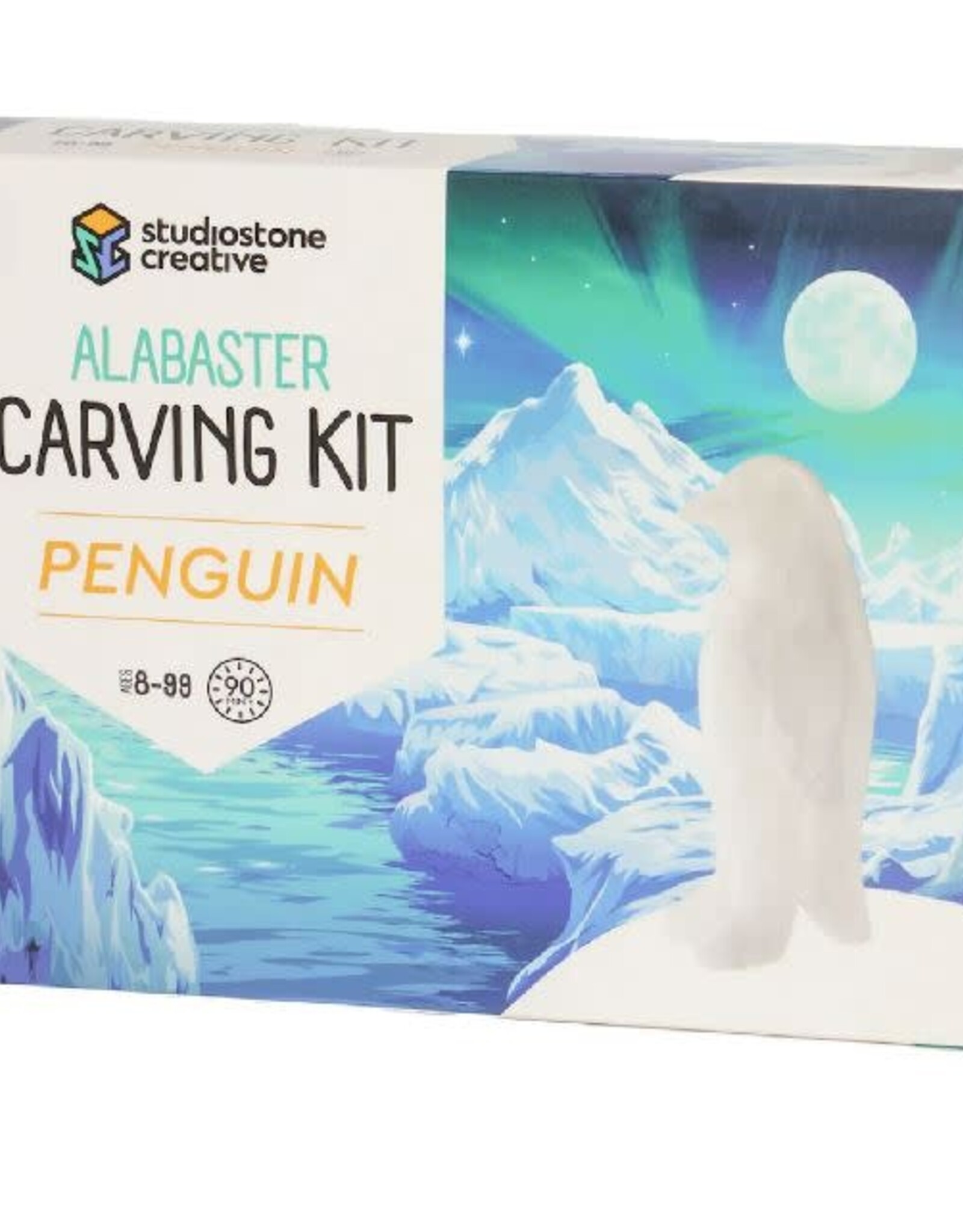 Studiostone Creative PENGUIN ALABASTER CARVING KIT Age 8+