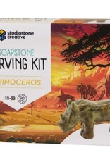 Studiostone Creative Rhino Soapstone Carving Kit Age 8+