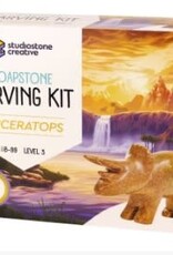 Studiostone Creative Triceratops Soapstone Carving Kit Age 8+