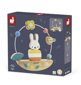 Janod PURE BEAD MAZE AND ROCKING RABBIT