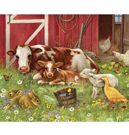 Cobble Hill Barnyard Family (Tray) 35pc CH5899