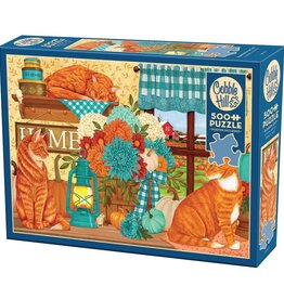 Cobble Hill Pumpkin Patch Cats 500pc