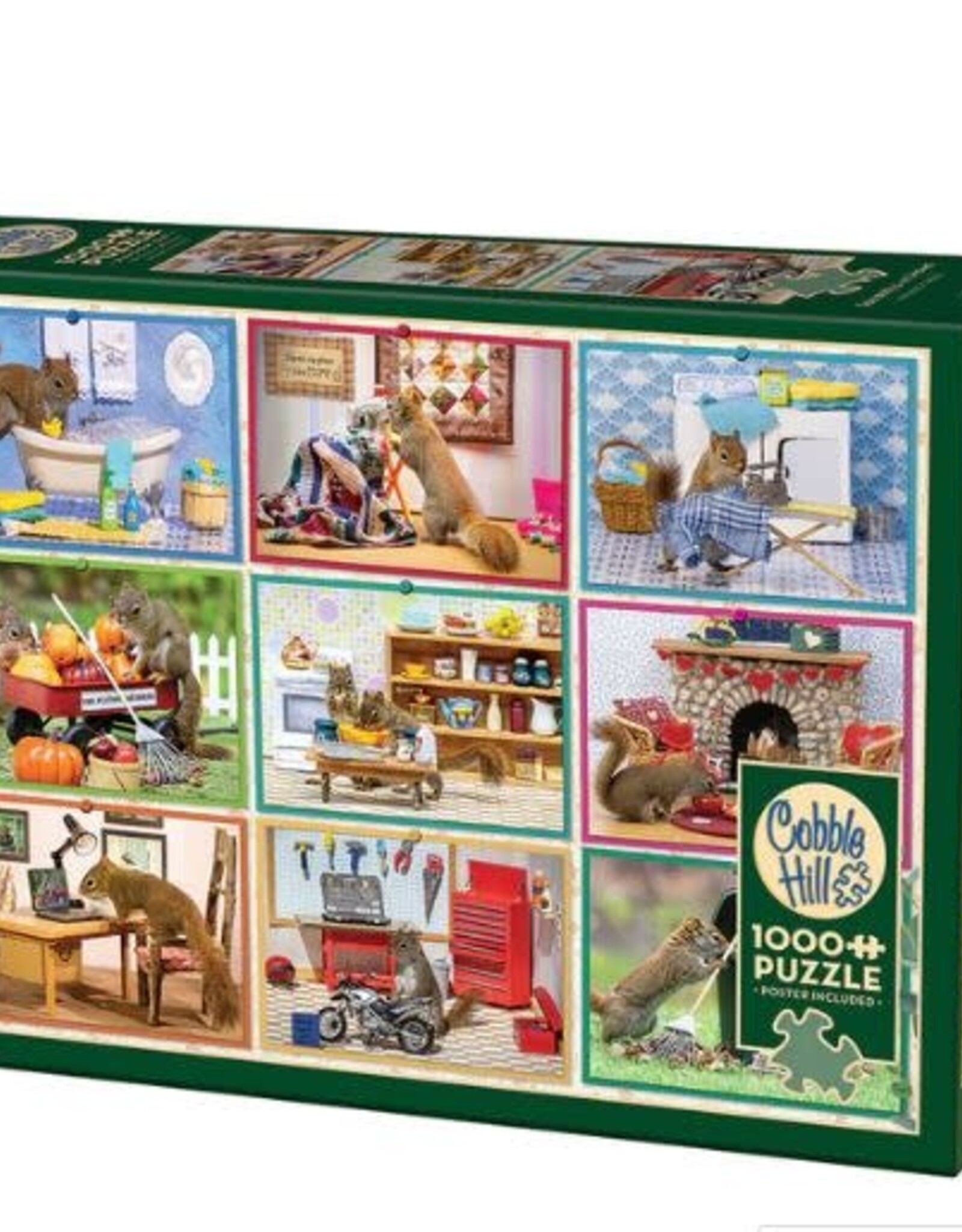 Cobble Hill Squirrels at Home 1000pc