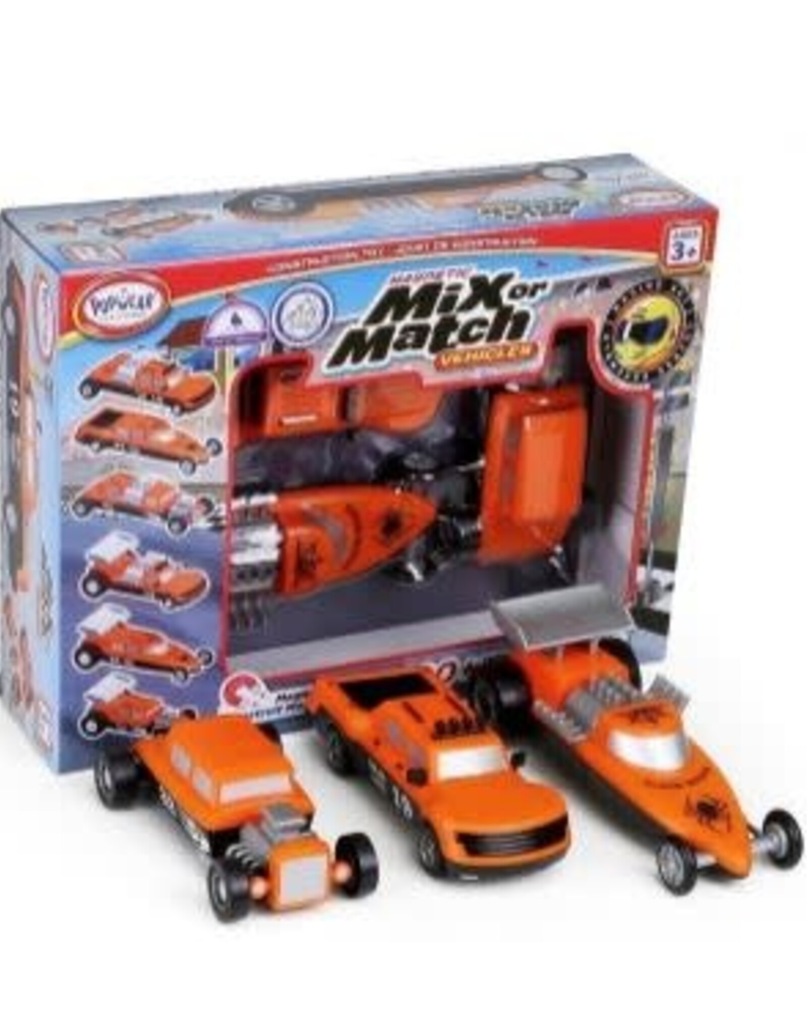 Popular Playthings Mix or Match Vehicles Race (Bilingual)