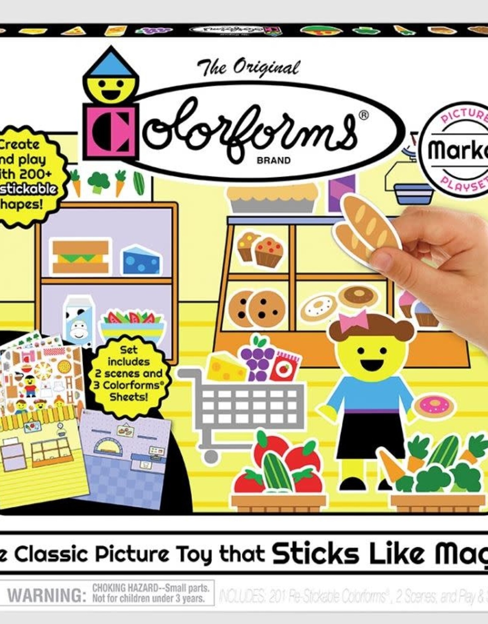 Colorforms Colorforms - Market Picture Playset