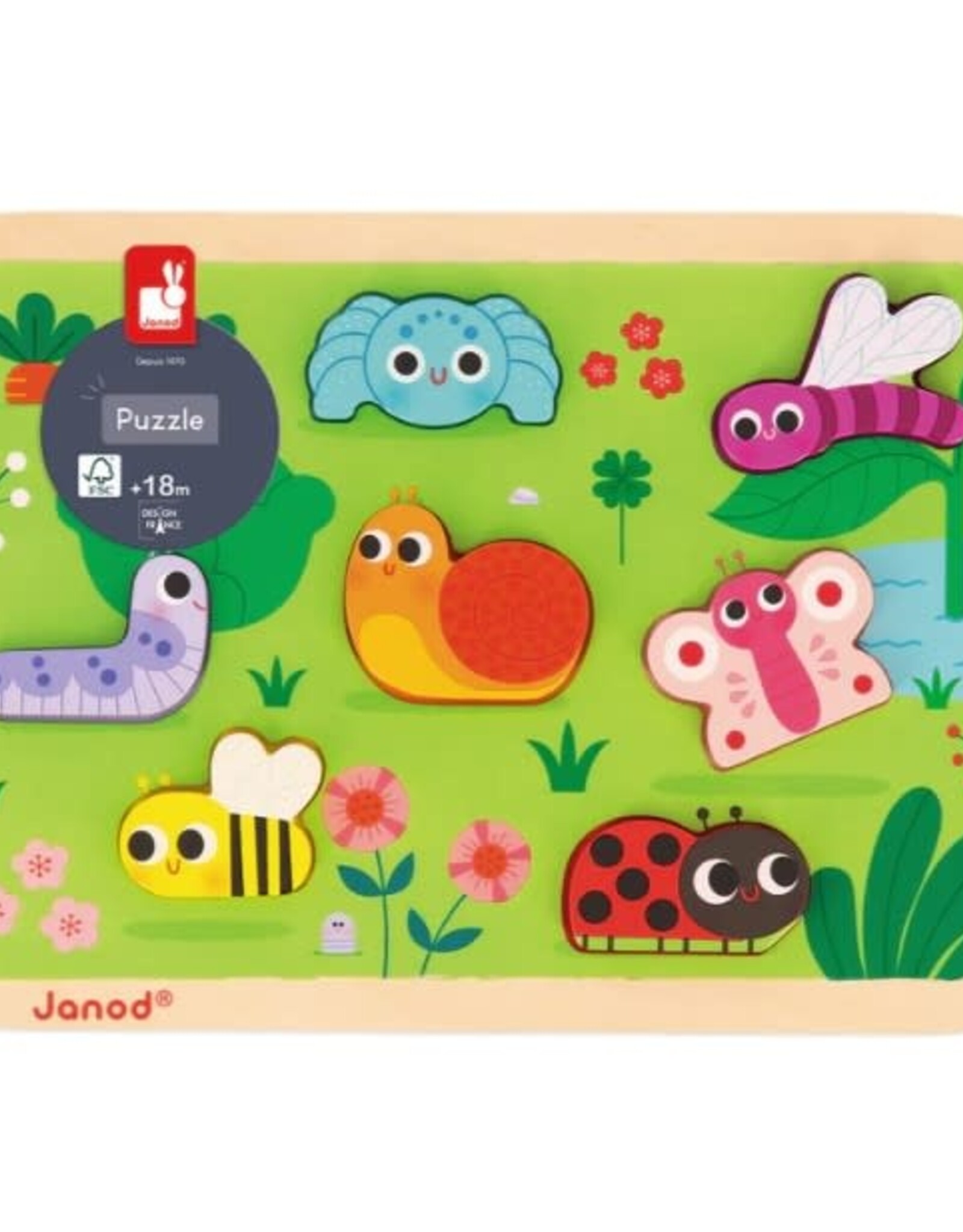 Janod CHUNKY PUZZLE - THE GARDEN