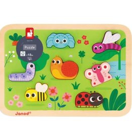 Janod CHUNKY PUZZLE - THE GARDEN