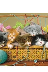 Cobble Hill Kittens in Basket (tray) 35pc