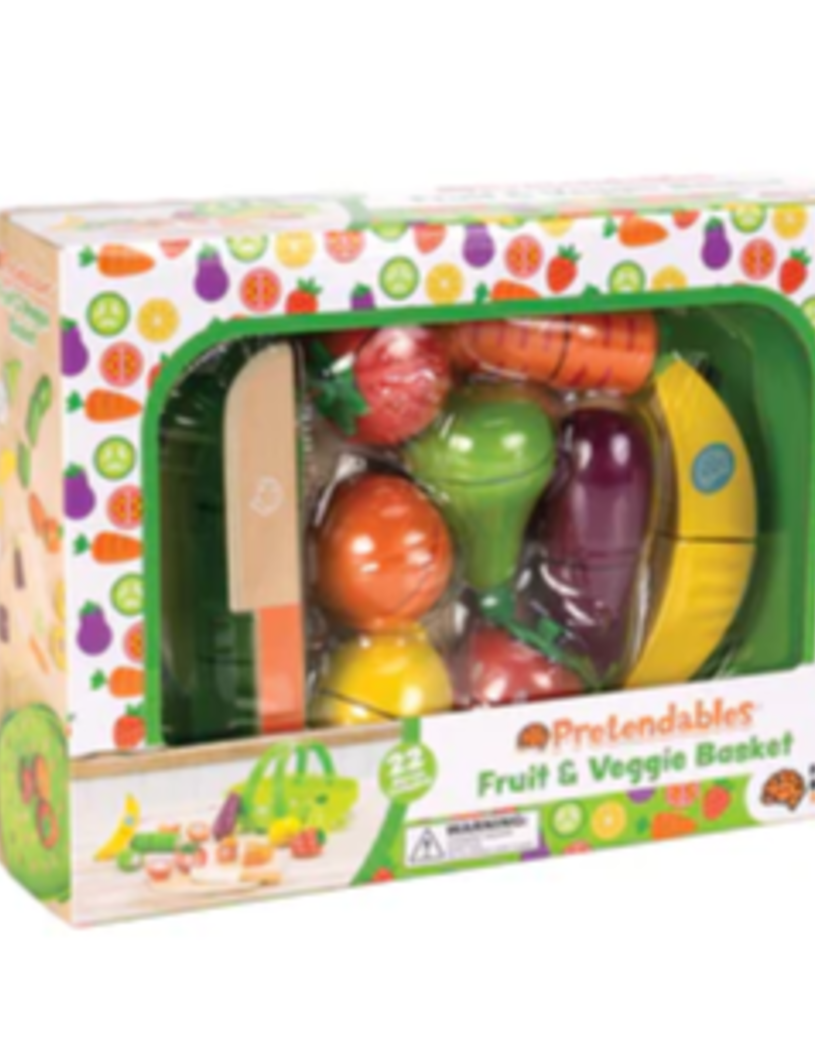 Fat Brain Toys Pretendables Fruit and Veggie Basket