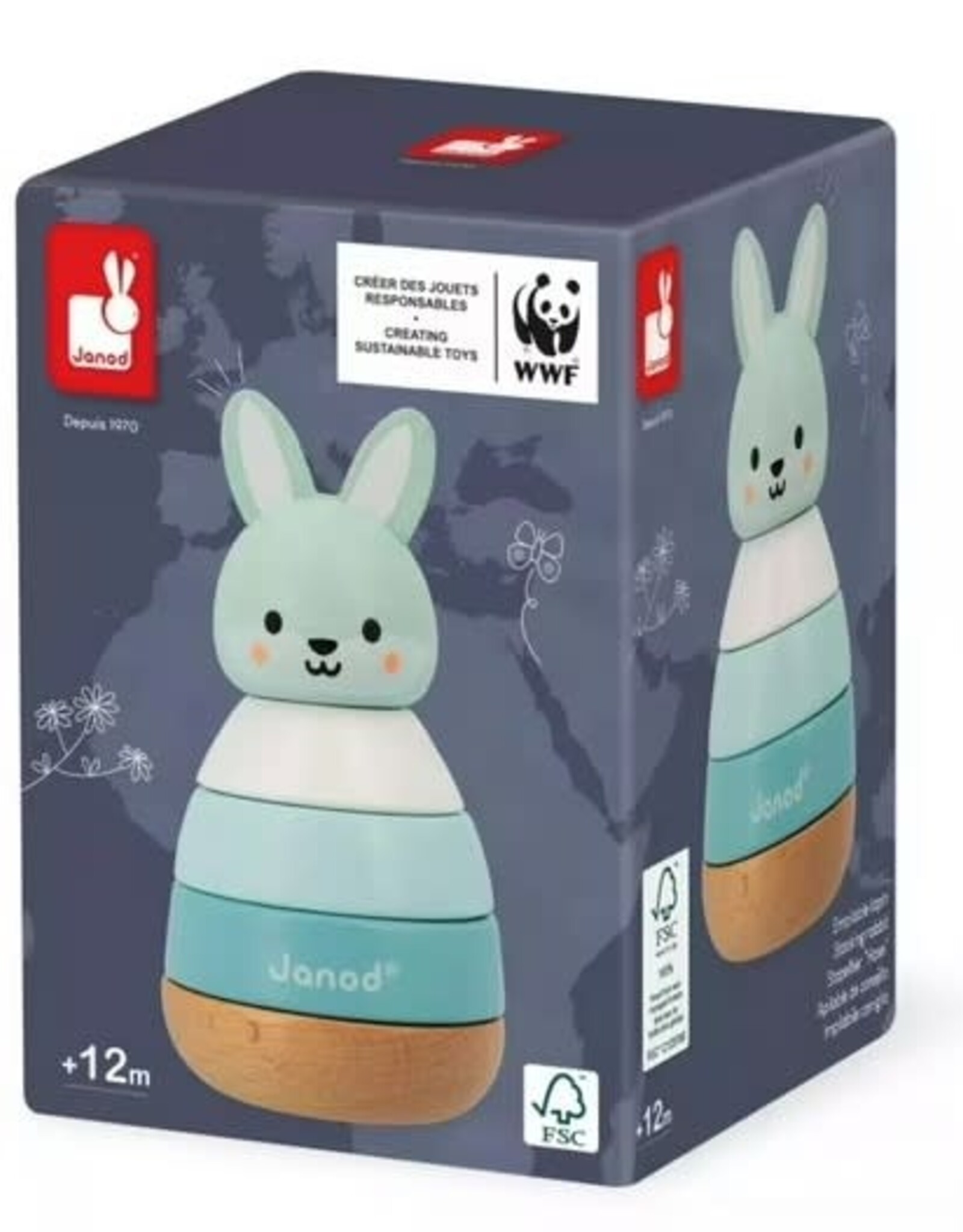 Janod STACKING RABBIT