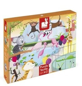 Janod TACTILE - A DAY AT THE ZOO 20pc
