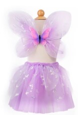 Great Pretenders Flutter Butterfly Skirt & Wings, Lilac, Size 4-6
