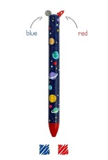Legami Legami 2-colour Click & Clack pen Space
