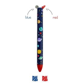 Legami Legami 2-colour Click & Clack pen Space