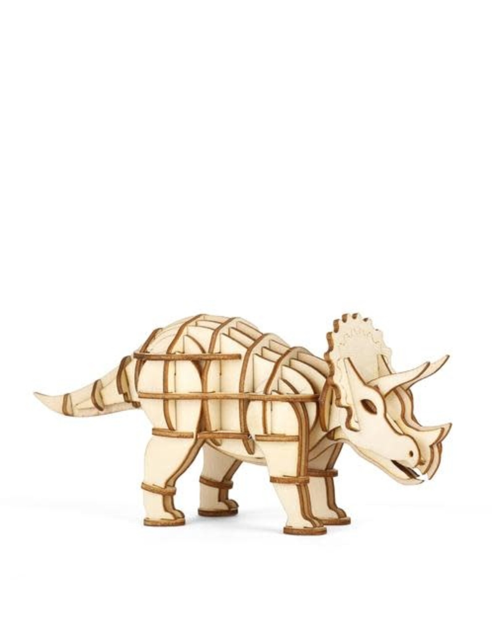 Kikkerland TRICERATOPS 3D WOODEN Model