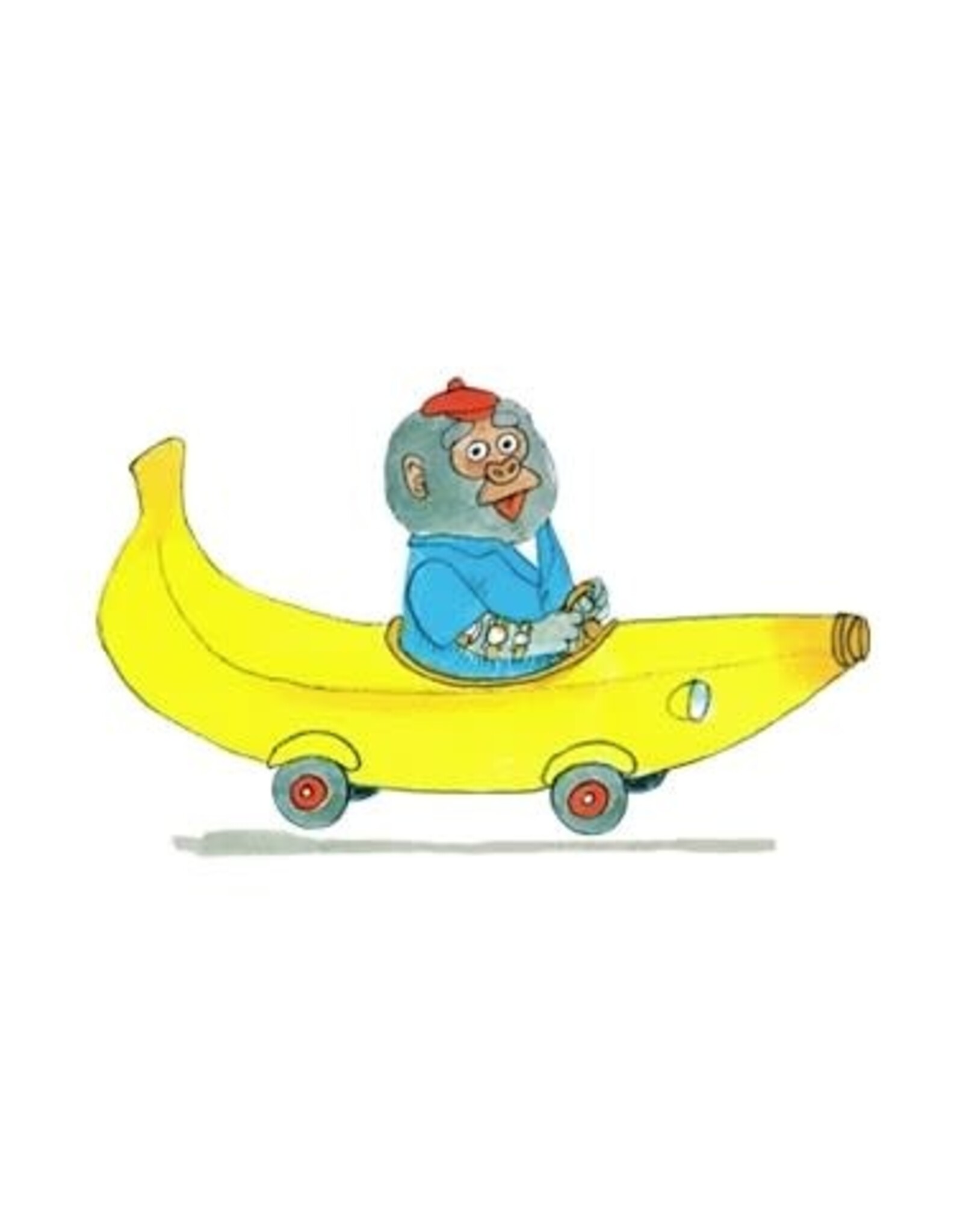 Tattly BANANAS GORILLA + CAR RS TATTOO PAIR  - NEW FW2023