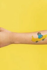 Tattly BANANAS GORILLA + CAR RS TATTOO PAIR  - NEW FW2023