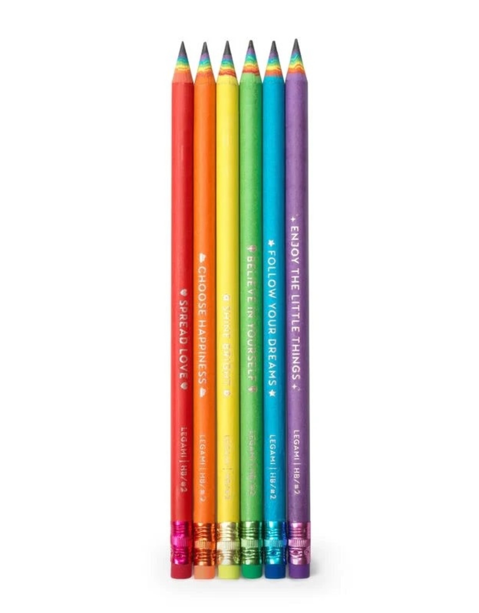Legami Legami HB Rainbow Pencil Prepack