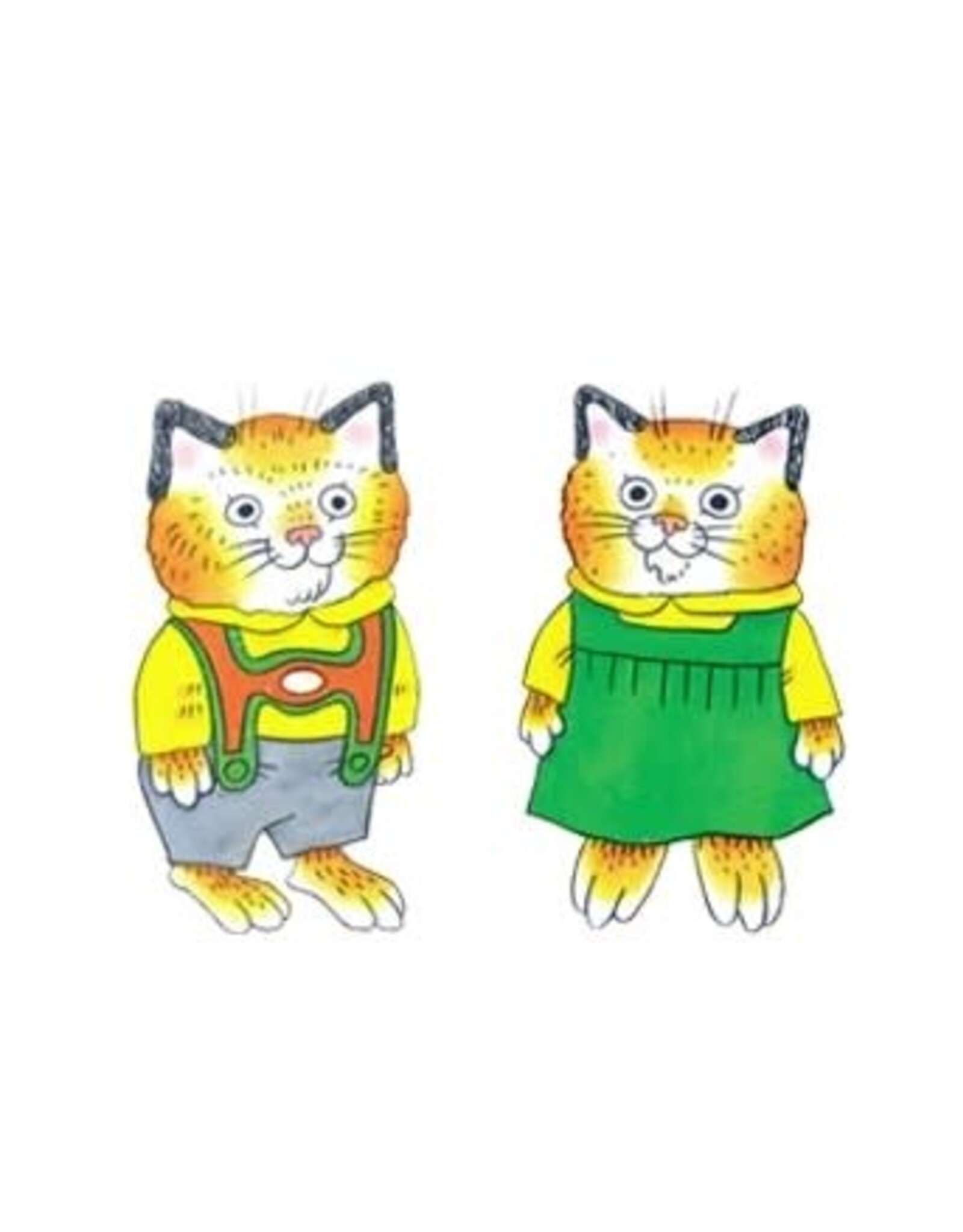 Tattly HUCKLE & SALLY CAT RS TATTOO PAIR - NEW FW2023