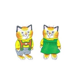Tattly HUCKLE & SALLY CAT RS TATTOO PAIR - NEW FW2023