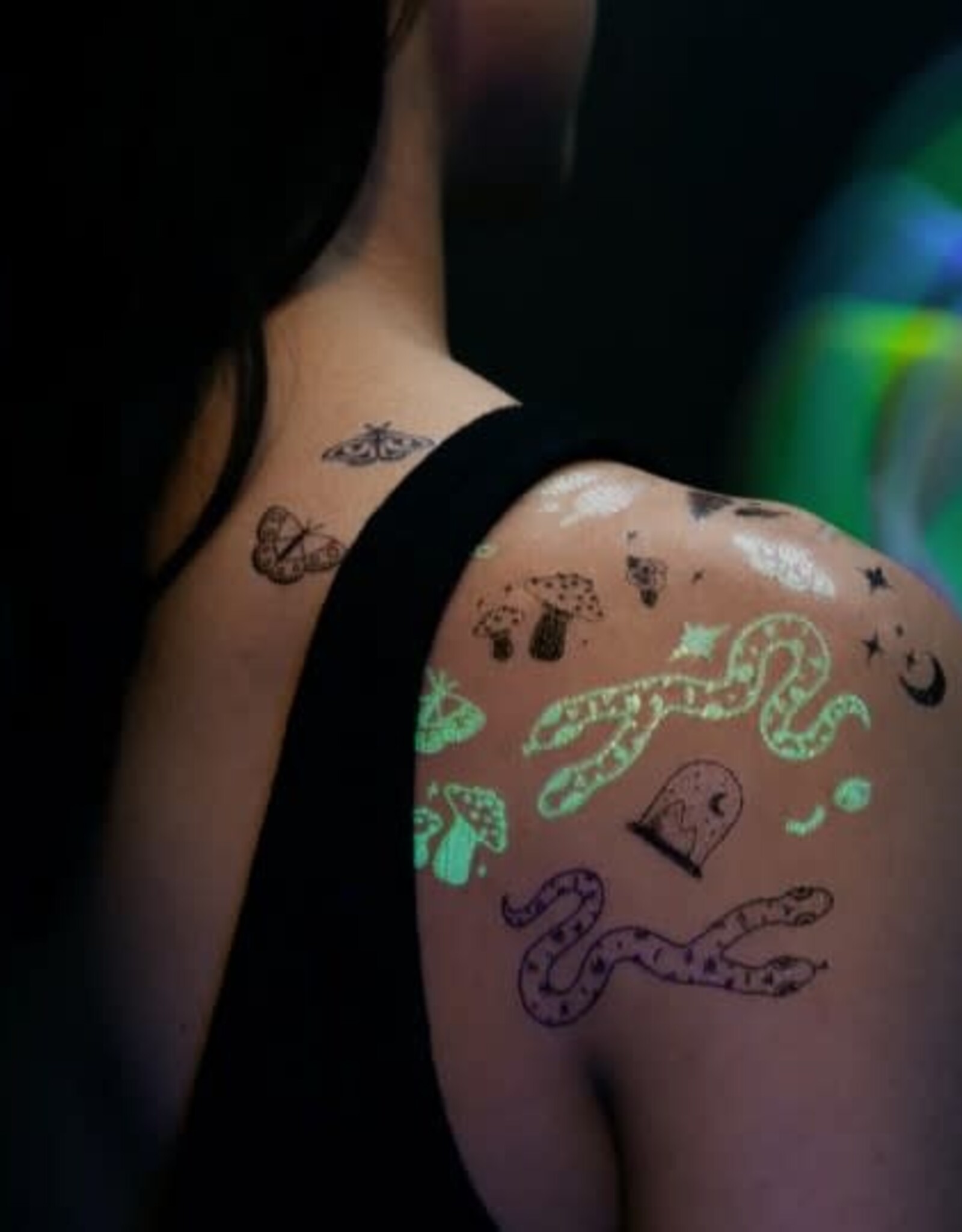 Tattly CURIOSITIES TATTOO SHEET (GID)