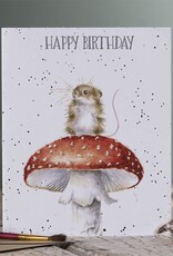 Wrendale Design CARD-BIRTHDAY MOUSE SINGLE