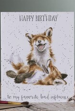 Wrendale Design CARD-FAVORITE BAD INFLUENCE SINGLE