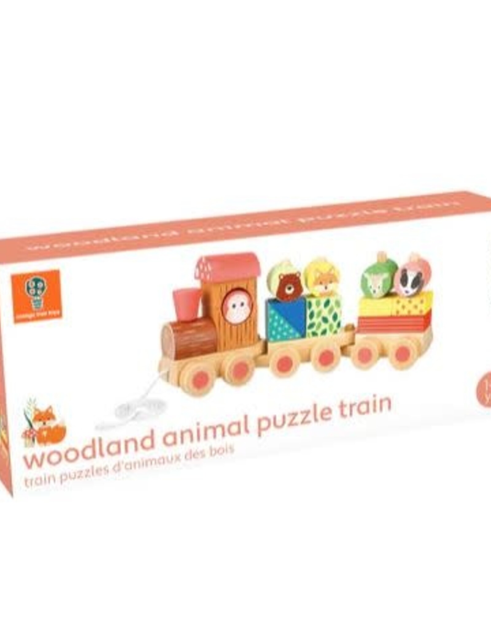 Orange Tree Toys Woodland Animal Puzzle Train