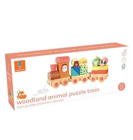 Orange Tree Toys Woodland Animal Puzzle Train