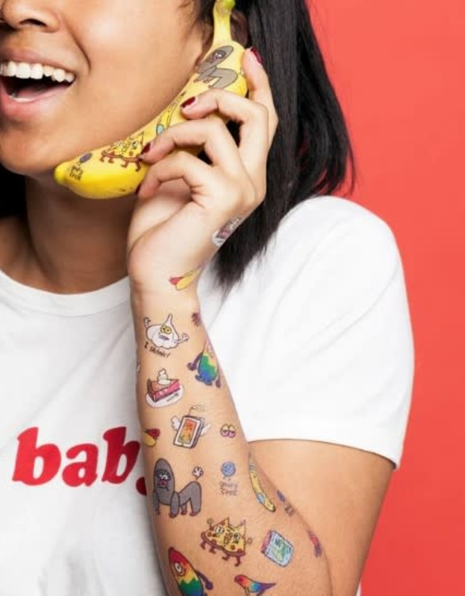 Tattly GOOFY DOODLES TATTOO SHEET