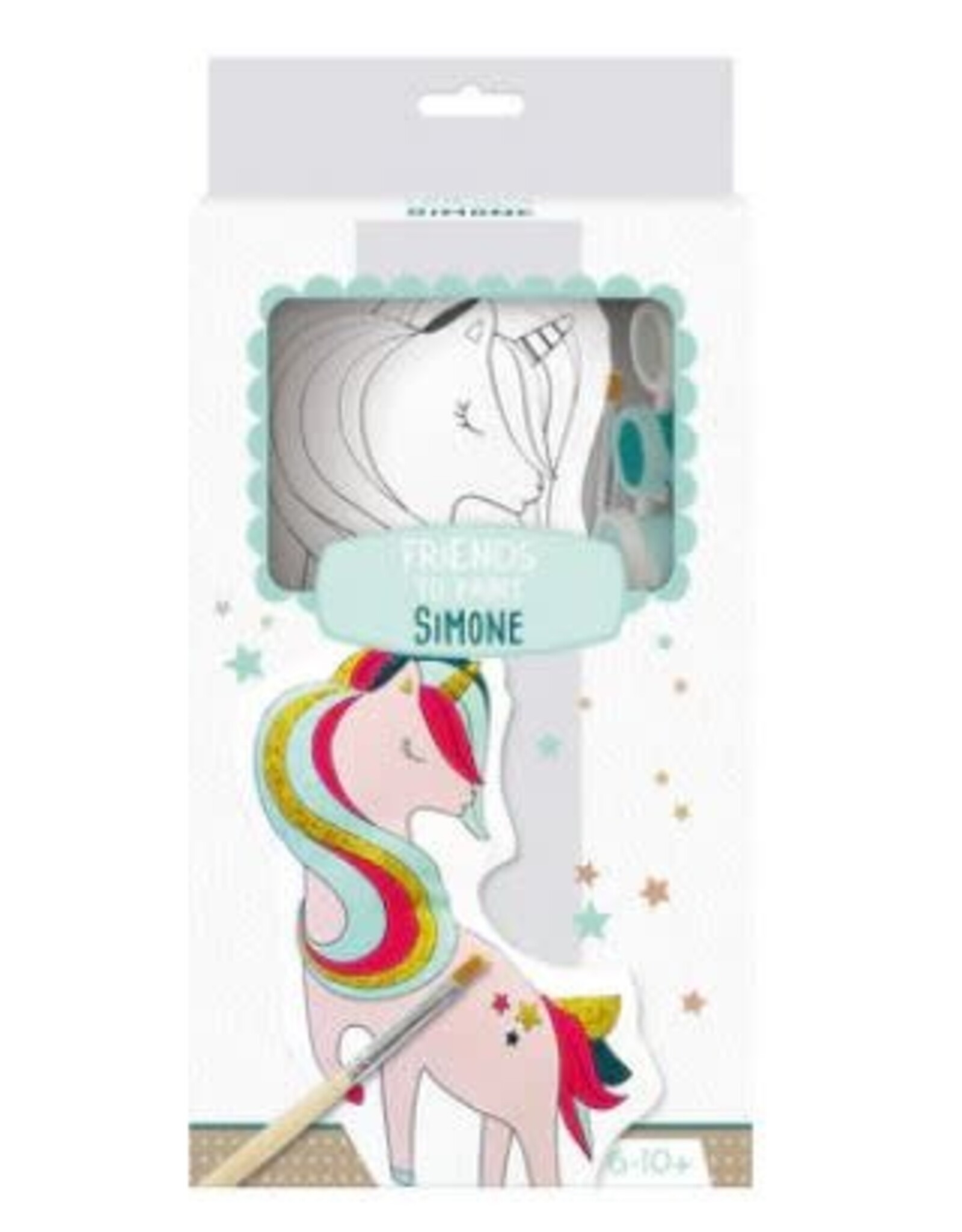 Avenue Mandarine FRIENDS TO PAINT "SIMONE THE UNICORN"