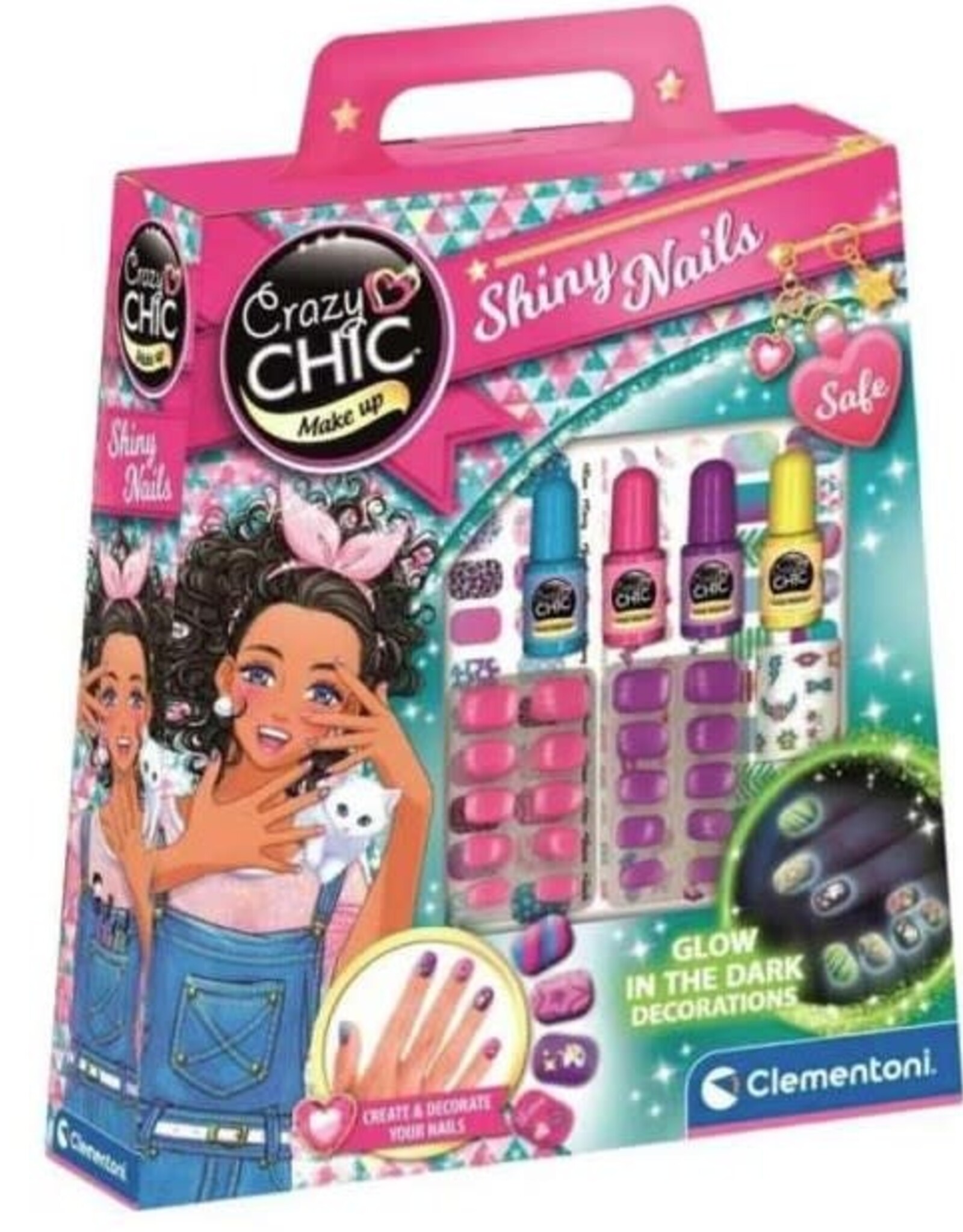 Clementoni GLOW IN THE DARK NAILS