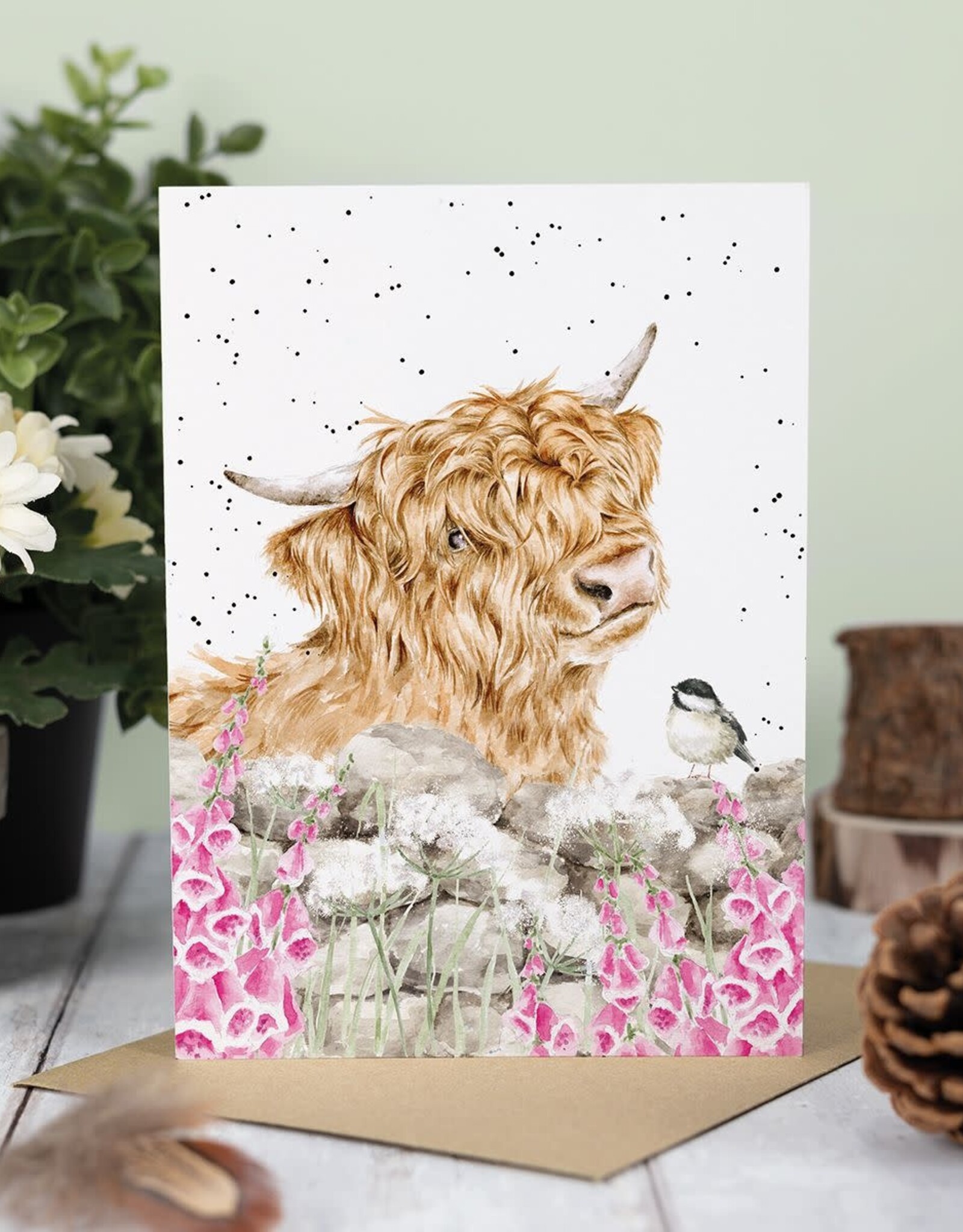 Wrendale Design CARD-JUST FOR MOO