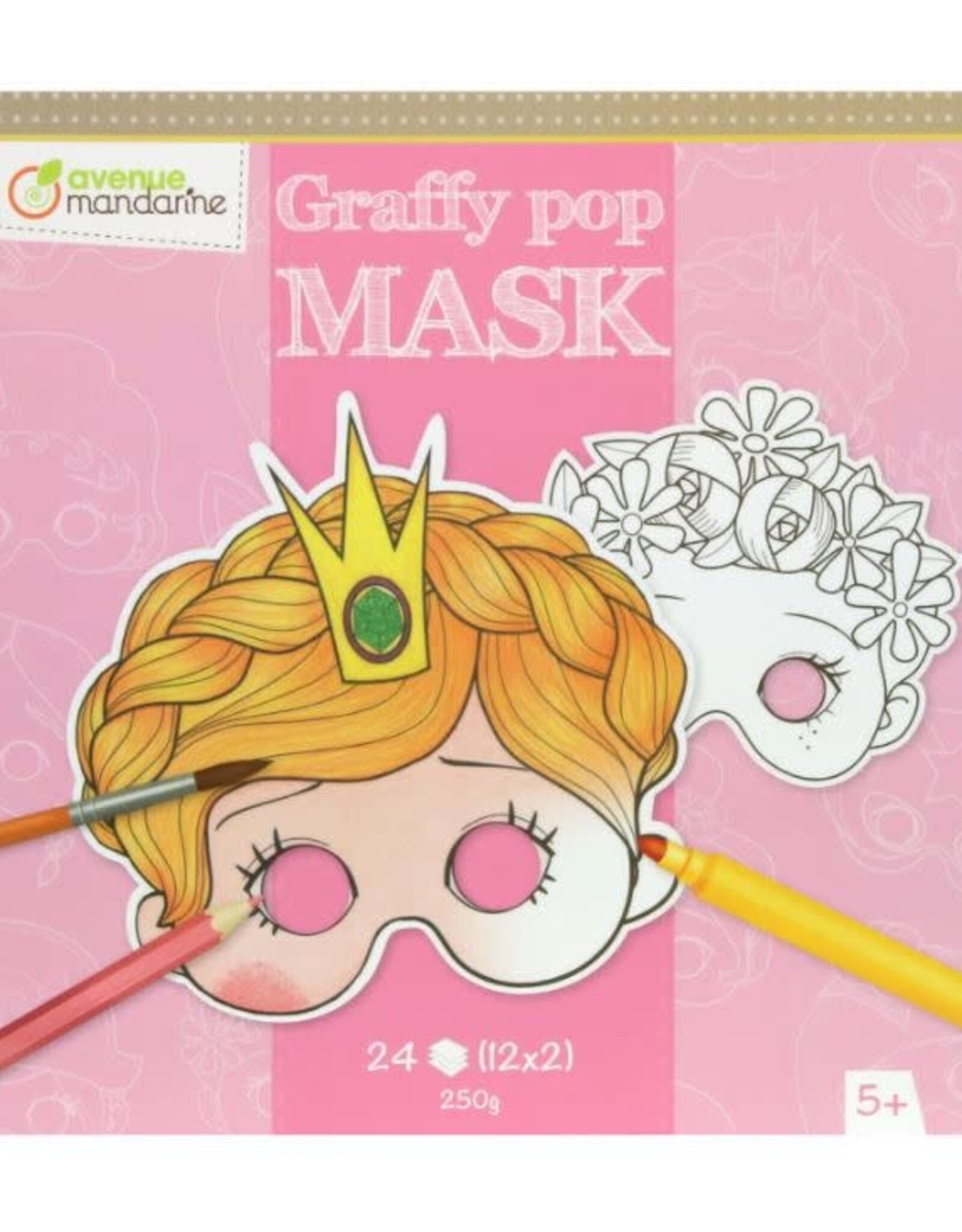 Avenue Mandarine Graffy Mask Pop Girls