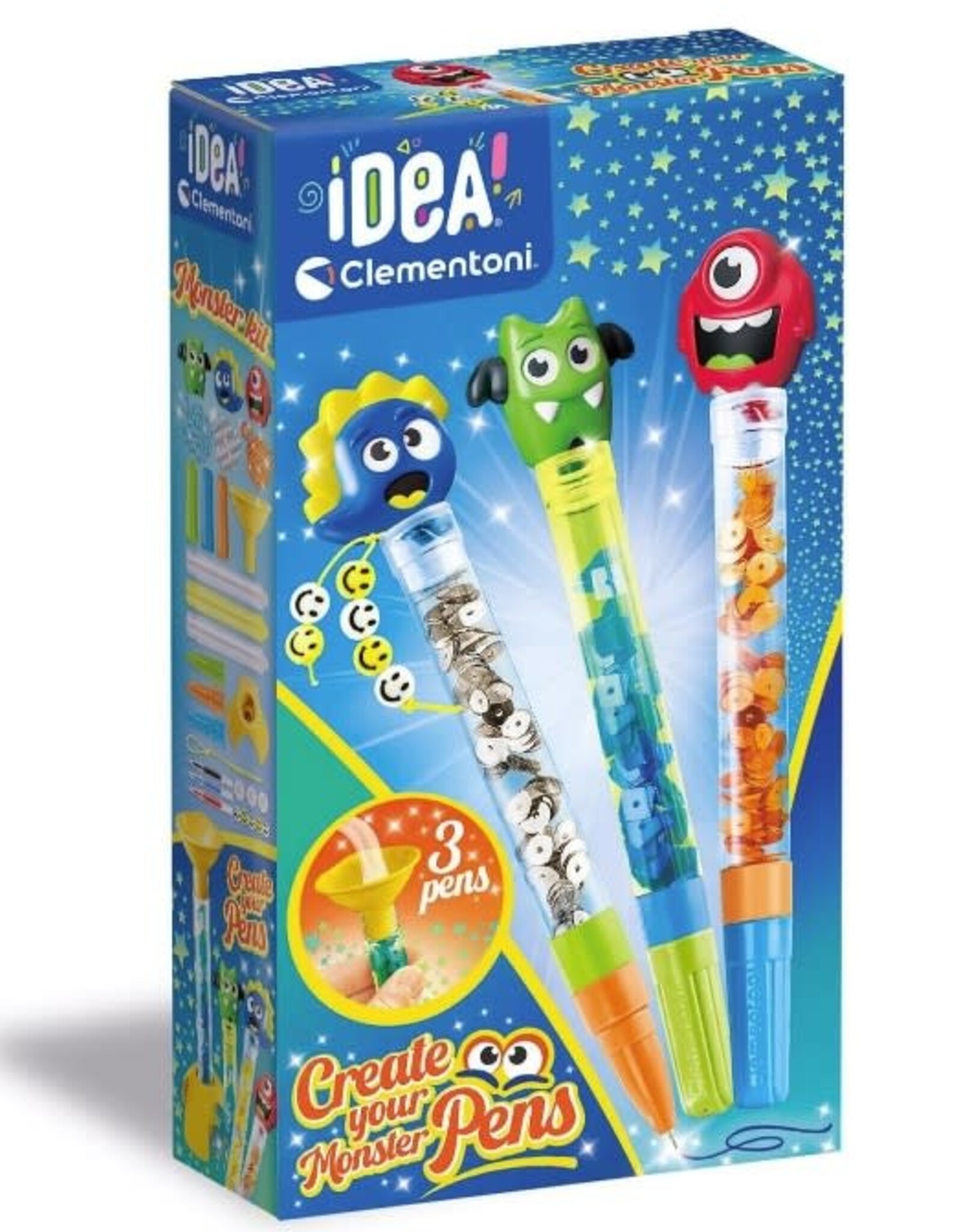 Clementoni IDEA - CREATE YOUR PENS - MONSTERS