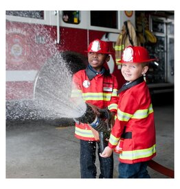 Great Pretenders Firefighter Set, Includes 5 Accessories, Red, Size 3-4