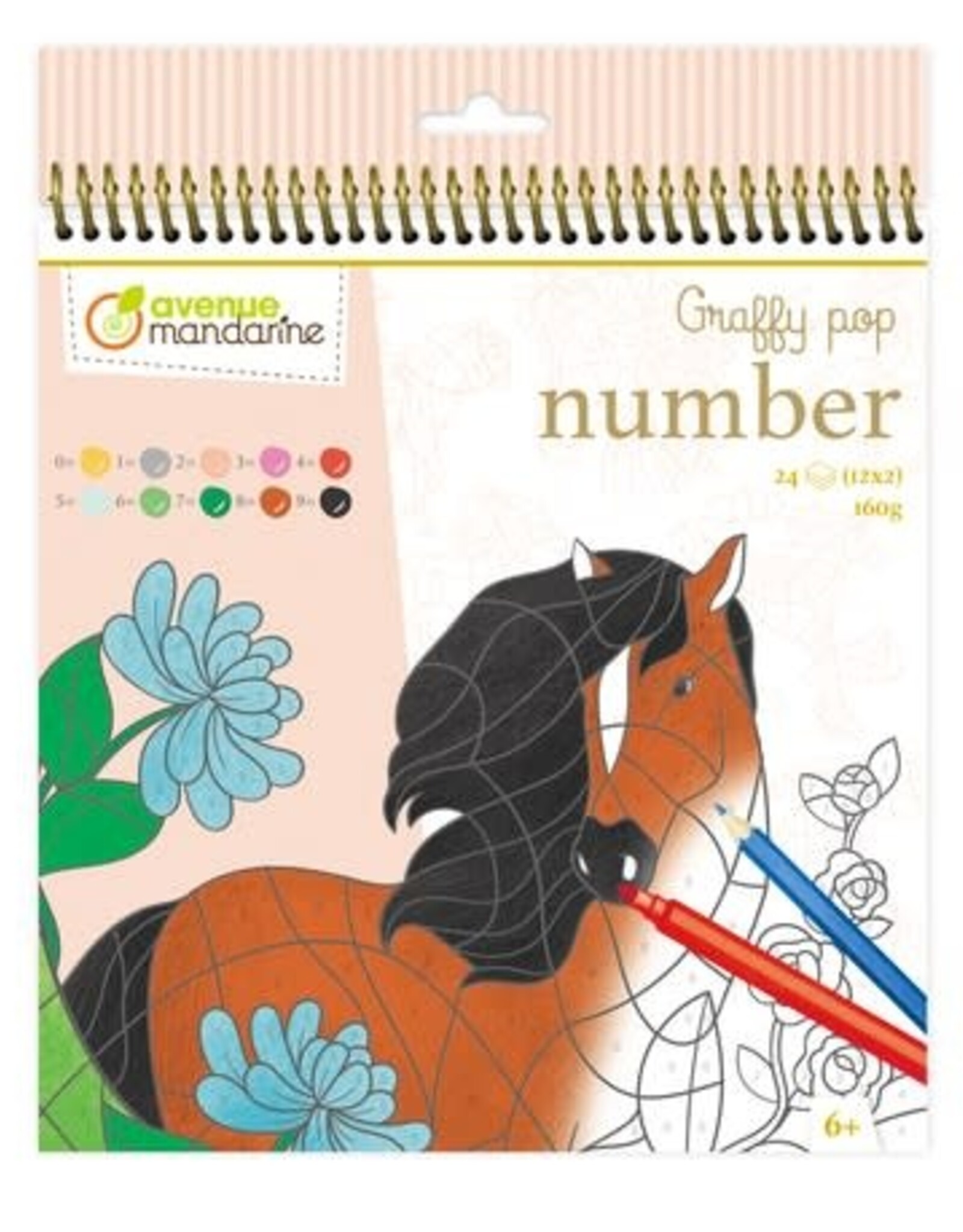 Avenue Mandarine Graffy Pop Number, Horses