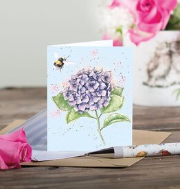 Wrendale Design CARD-HYDRANGEA GIFT Card ENCLOSURE