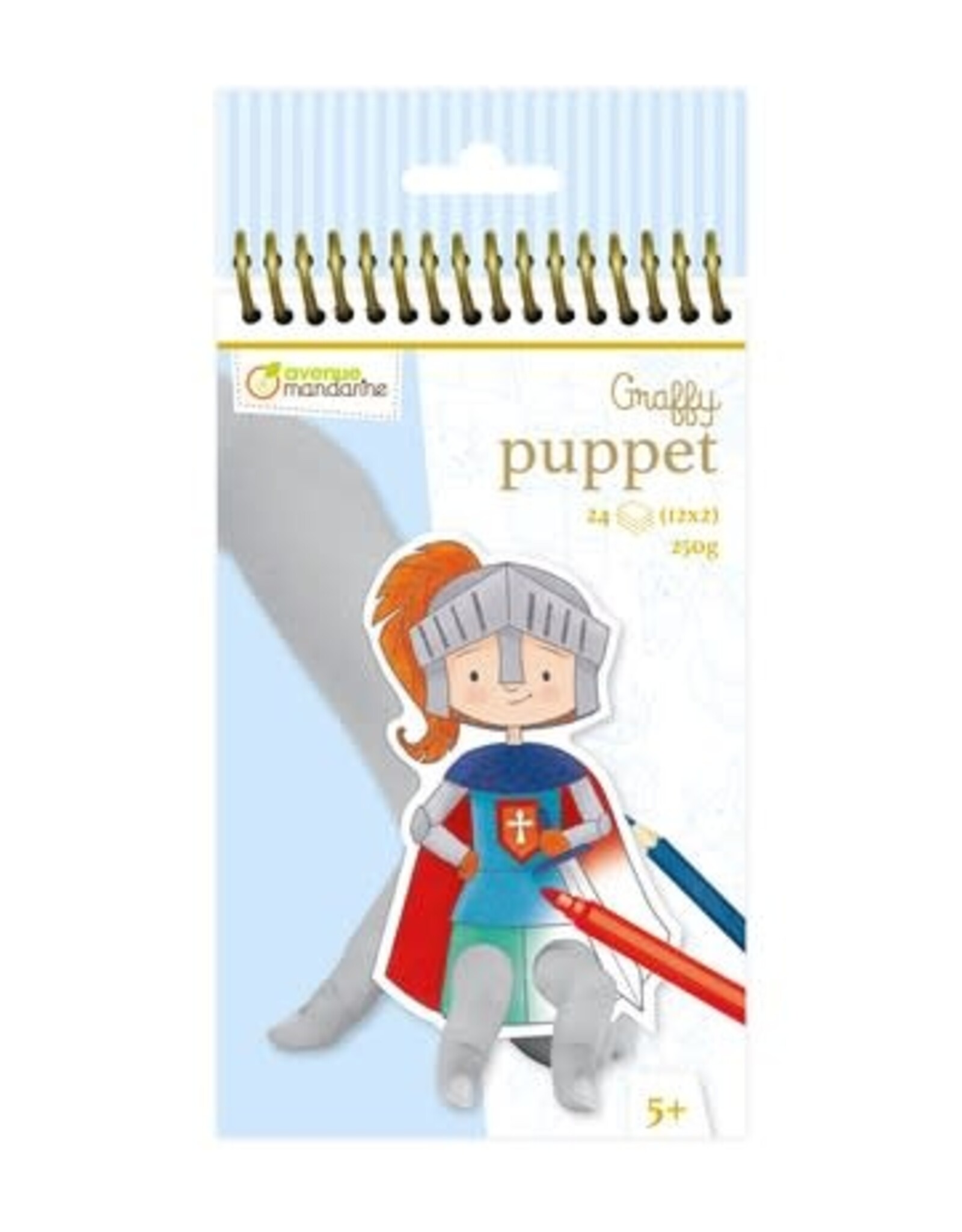 Avenue Mandarine GRAFFY PUPPET DRAGONS AND KNIGHTS