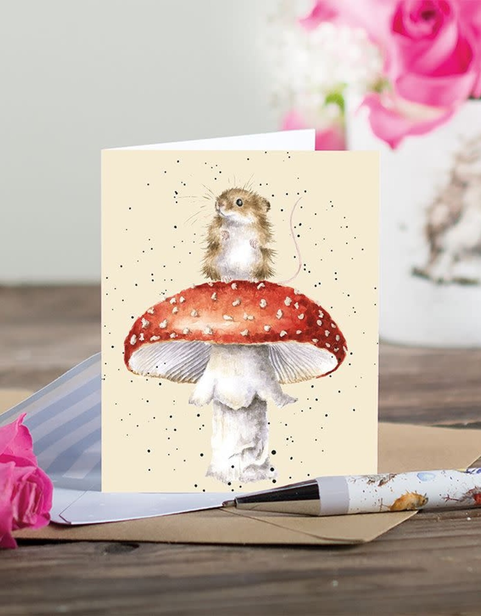 Wrendale Design CARD-HE'S A FUN GUY GIFT ENCLOSURE